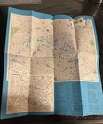 Twa City Map Of Paris Vintage 1950-1960   s