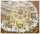 Wedding Veil With Comb Cathedral Length Bridal Veil Appliques Lace Floral Flower