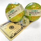 1 Cash Money Bath Bomb Random Bill Inside Handmade In Usa W  Rich Blossom Aroma