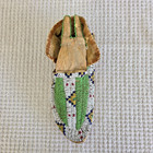 Antique Lakota Sioux Beaded Moccasin C  1890   Great Plains Indian Artifact