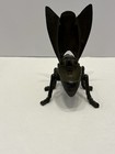 Antique Cast Iron Fly Match Safe Advertising Sheffield Milling Gold Mine Flour