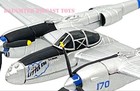 Wwii  little Eva  P-38 Lightning Fighter bomber-diecast Metal Airplane-mint 