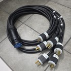 Socapex Power Break-in Cable 19 Pin Female To 6 Edison Male 6ft Breakin Hubbell