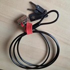 New Portable 5ft Clicksafe Key Type Universal Notebook Security Cable Lock