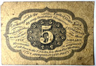 1863 5 Cents Fractional Currency Very Nicely Circulated  