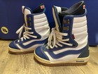Vintage 1994    vans Hi-standard White blue Snowboard Boots W9 M7 5