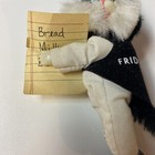 Vintage Fridge Critters Refrigerator Magnet Note Holders Black White Cat Korea