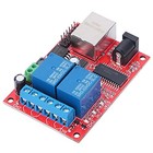 Ethernet Controller Module  Tcp udp Controller Module With 2-way Relay Board 