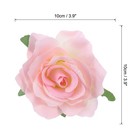 5pcs Rose Flower Hair Clips 4 Inch Flower Hair Pins Flower Brooch Light Pink