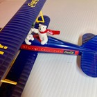 Vtg 1997 Ertl Coca Cola Polar Bear Die Cast Biplane Coin Bank F601 Nib Complete