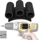 1 5pcs Quick Change Bit Holder For Power Drill Tool Holster Black Plastic Usa