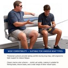 Northcaptain Boat Bench Seat For Fishing Boat  Light Grey charcoal pacific Blue