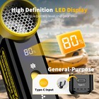 300000rpm Portable Electric Compressed Air Duster Cordless With Led Display 150w