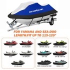 Jet Ski Cover Waterproof Heavy Duty For 115 -120  Seadoo Yamaha 2 3 Seater Boat
