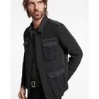 John Varvatos Luis Field Jacket  Military Black Eu 46 Small Pockets  498 Nwt
