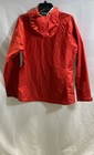 Patagonia Women s Red Full Zip Hooded Windbreaker Jacket Size L