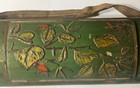 Authentic Victorian Painted Tin Botanical Vasculum   Plant Collection Box 