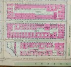 1916 Harlem Manhattan Map New York City Old Antique Original Frederick Douglass