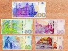 Georgia  Full Set  Georgian 5 Banknotes  New Issues  Pick 76-80  Unc  