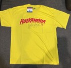 Hulk Hogan Autographed Signed Yellow Wwe Hulkamania T-shirt