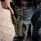 Tactical Adjustable Pistol Gun Drop Leg Thigh Holster With Mag Pouch Right Hand