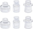 Glass Candlestick Holders Tealight Candle Holders For Table Centerpieces  Wed   