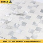 Yipscazo Peel And Stick Backsplash Tile Stick On Stainless Steel Backsplash