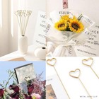 40pcs Floral Picks Card Holder  Gift Holder Sticks For Bouquets  Gold