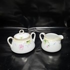 Antique Nippon Hand Painted Gold Trimmed Cream   Sugar Set