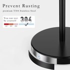 Silver Toilet Paper Holder Stand  Free Standing Toilet Paper Roll Holder