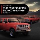 Dash Cover Dashboard Panel For F100 F150 F250 F350 Bronco 1980-1986 Dark Blue