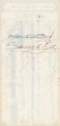 Mayor George Opdyke - Check Signed 09 30 1862 Co-signed By  Robert T  Haws