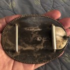 Vintage Rodeo Belt Buckle Sterling Silver Read Description 