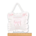 Bearington Le Petite Girls Pink Tooth Fairy Pillow Baby Shower Gift  7 5  X 7 5 