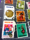 Singapore Stamp Collection Scott- 188  Seap  Games 28 Stamps Asia Post   Sm