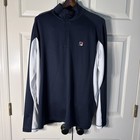 Vintage Men Tennis Fila Sweatsuit Tracksuit Bjorn Borg Xl Blue White Jacket Pant