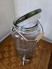  vintage  Hampton Glassware Co 2 5 Gallon Heavy Duty Glass Beverage Dispenser