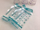 Playtex Baby Bottles Light Purple Design Drop Ins 8oz Nipple Cap Bag Lot Of 3