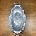 Vintage Rodney Kent 404 Hammered Aluminum Tulip Tray W Handles Usa