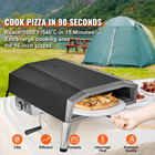 16  Outdoor Pizza Oven Portable Gas propane Pizza Oven Bottom Rotation Foldable