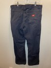 Men s 36x32 Dickies Navy Canvas Twill Regular Fit Work Wear Pants C798dn