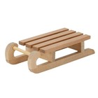 1 12 Dollhouse Miniature Wooden Sleigh Sled Christmas Scene Decor Play House Toy