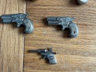 Huge Hubley Mini Cap Gun Lot Derringe Western Cowboy Revolver Rare 60s-70s