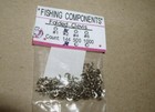 144  Folded Nickel Clevis  2 fishing worm Rig jig Spinner lure Usa