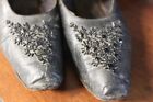 Antique Edwardian victorian Beaded Dancing Shoes