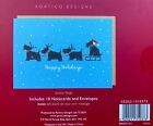Box Of 10 Scottish Terrier Dog Blank Christmas Note Cards Black Scottie Scotty