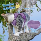 Cat Harness And Leash For Walking Escape Proof  Adjustable Harness For Cats  m 