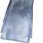 8 Napkins Blue Damask Tropical Palm Leaf Design 22x 21 Linen Dinner Cloth
