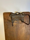 Antique Two Prong Cast Iron Wood Tally Clipboard Shea Smith Chicago Industrial