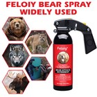 Lot Of 2 - Feloiy Pepper Power Bear Spray Repellant W  Griz Guard Holster
